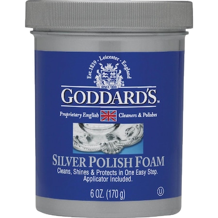 Goddards 6 Oz. Long Shine Silver Foam Polish 707085